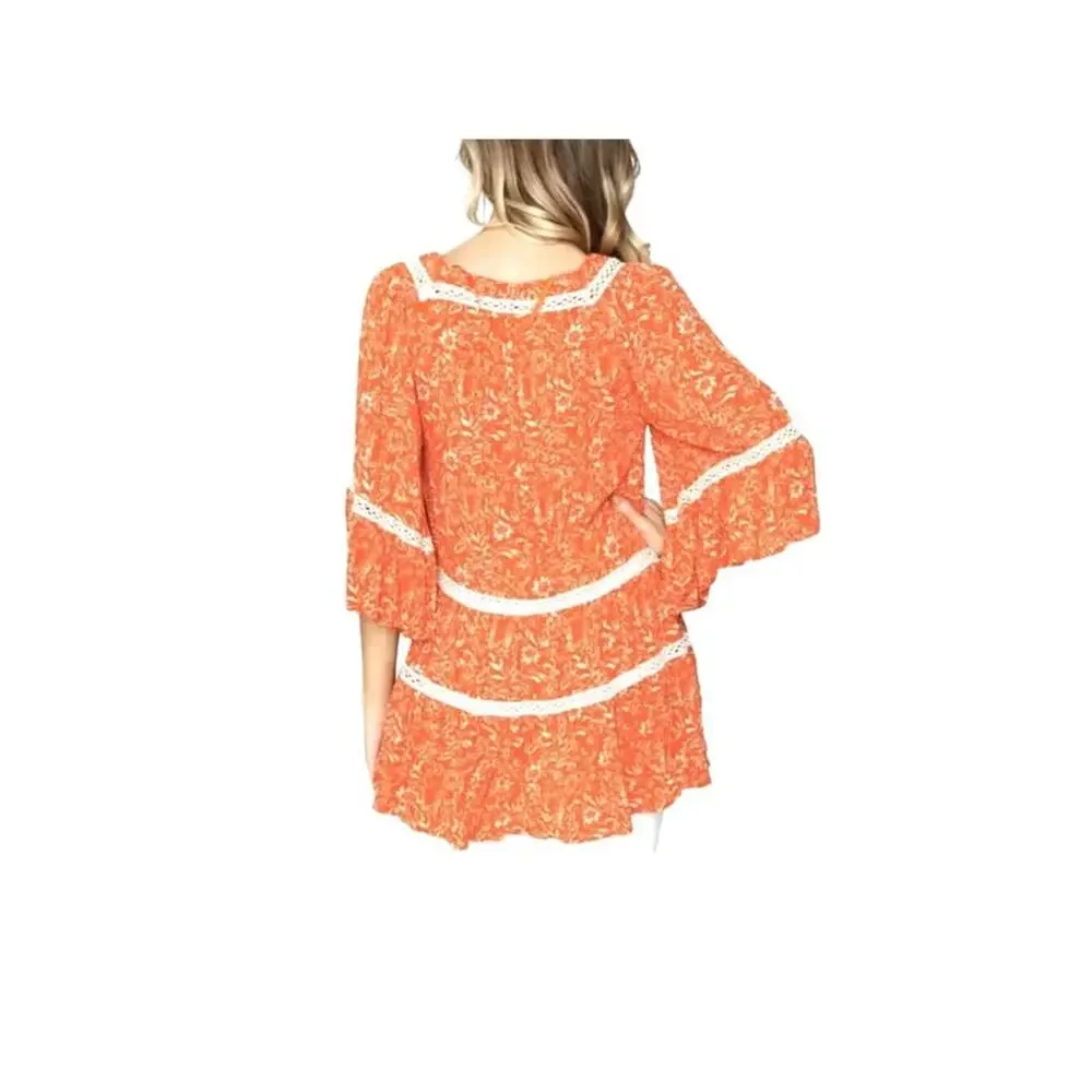 Sz S - Free People Talk About It Peasant‎ Shirt